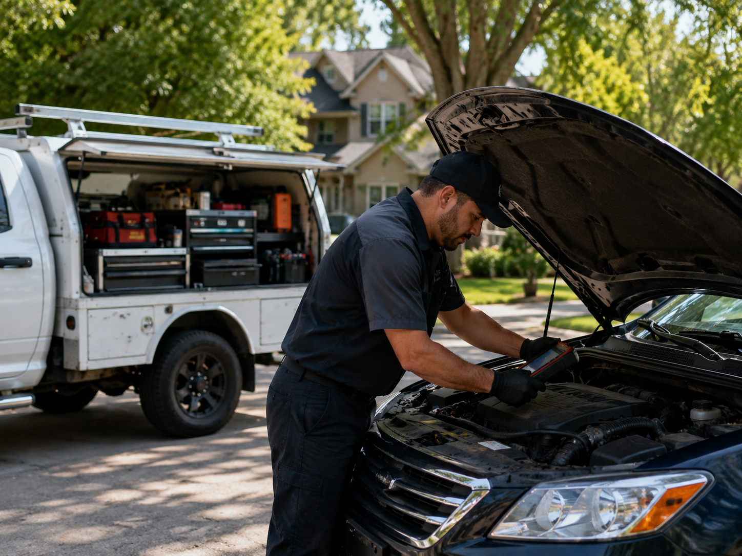 Mobile Mechanic at Work